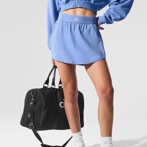 💙ALO💙 CRYSTAL CLEAR BLUE Match Point Tennis Skirt